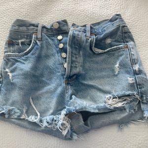 Agolde Jean Shorts Sz 24